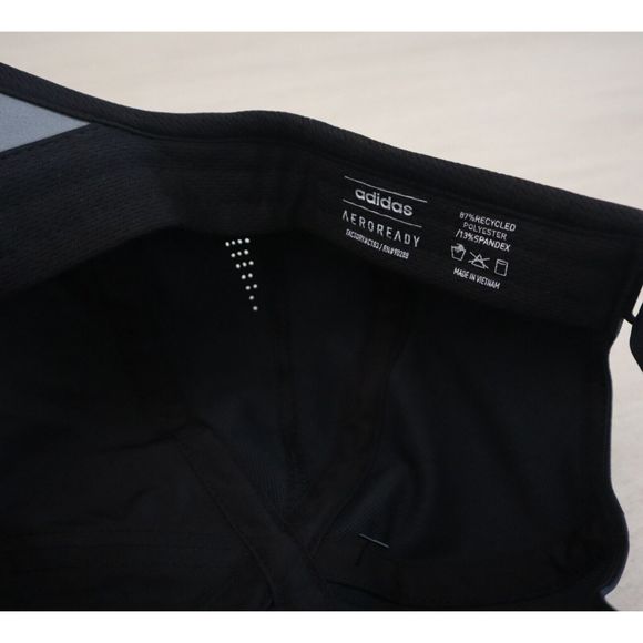 adidas 5153082 Men's OSFA Black Adjustable Superlite 2 Team Cap Hat - Picture 3 of 4